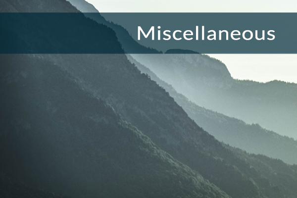 Miscellaneous
